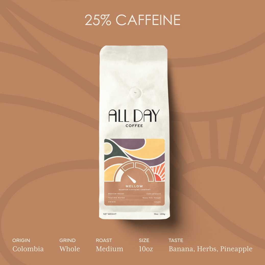 MELLOW - 25% CAFFEINE CONTENT