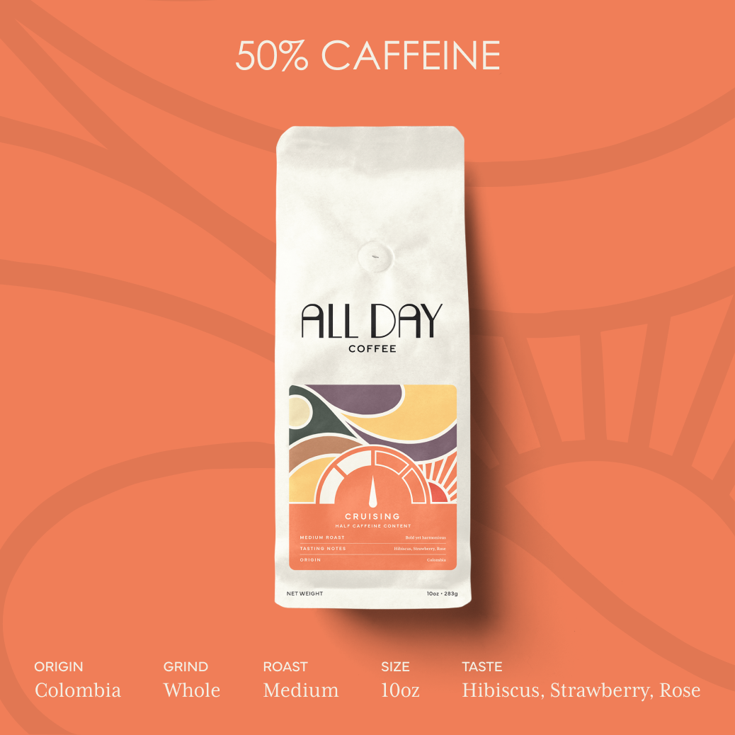 CRUISING - 50% CAFFEINE CONTENT