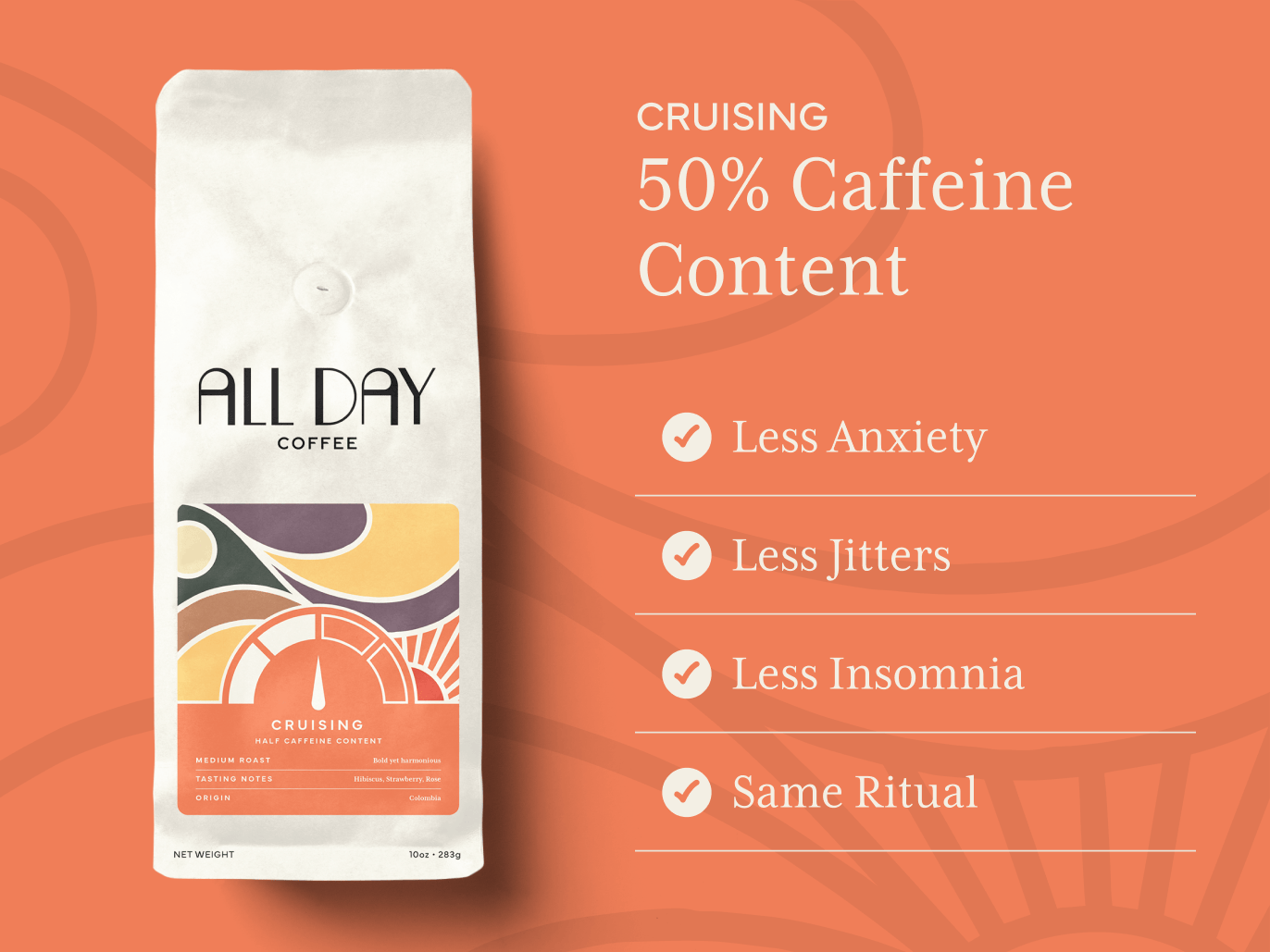 Cruising - 50% Caffeine Content