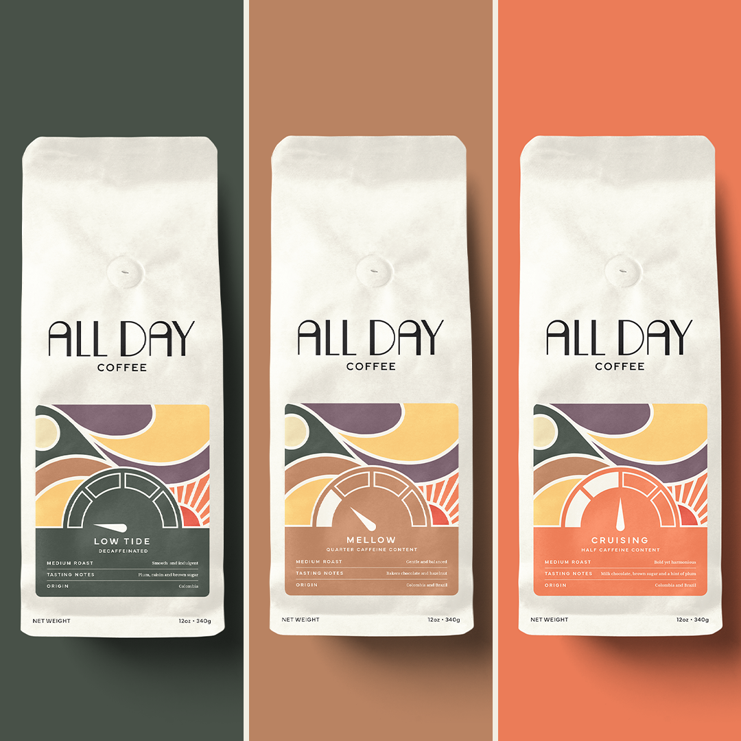 LOW RIDER - DECAF, QUARTER CAF & HALF CAF BUNDLE