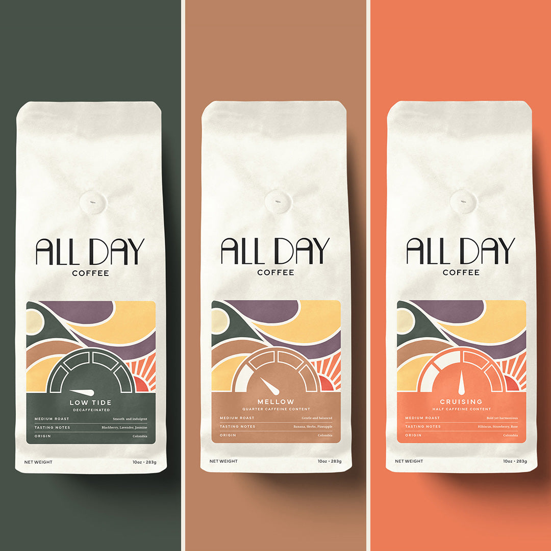 LOW RIDER - DECAF, QUARTER CAF & HALF CAF BUNDLE