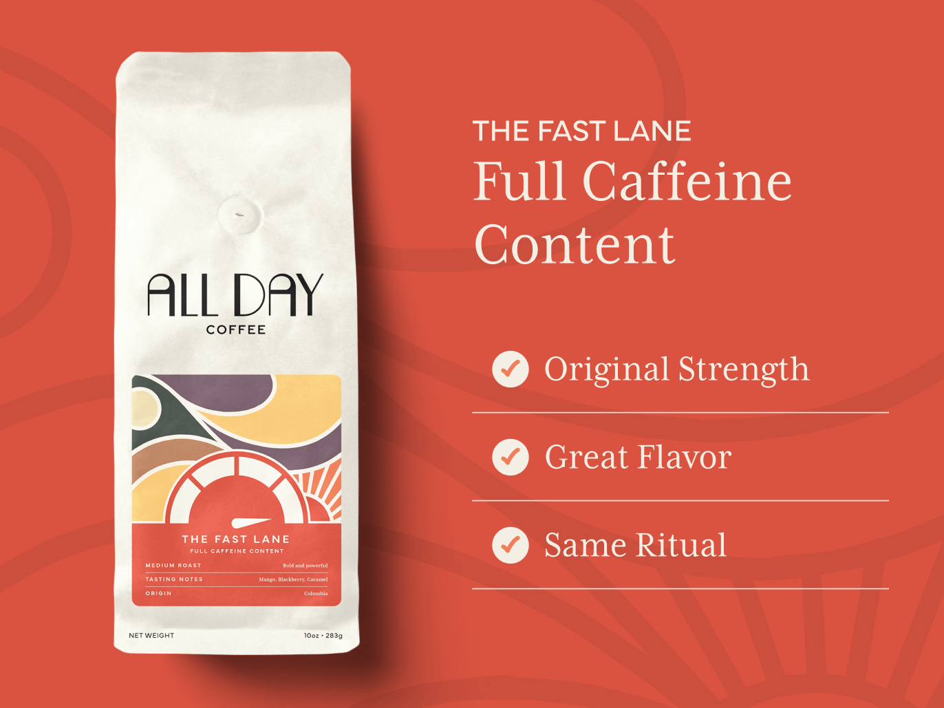 The Fast Lane - Full Caffeine Content